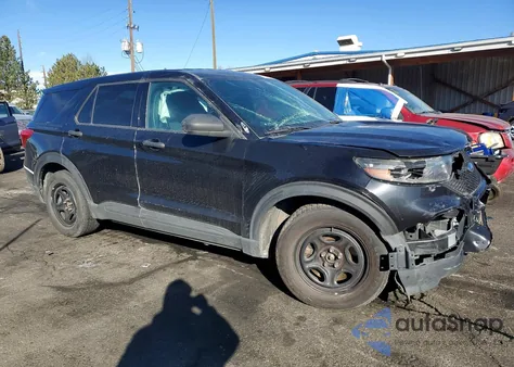 2021 Ford Explorer Police Interceptor from USA, damaged, VIN 1FM5K8AB4MGA46843
